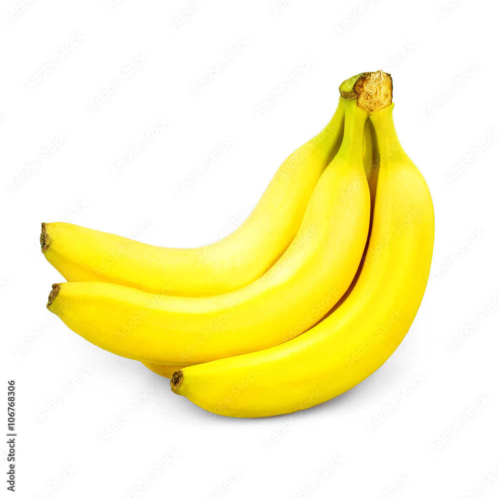 bananas isolated on white bananas isolated on white
