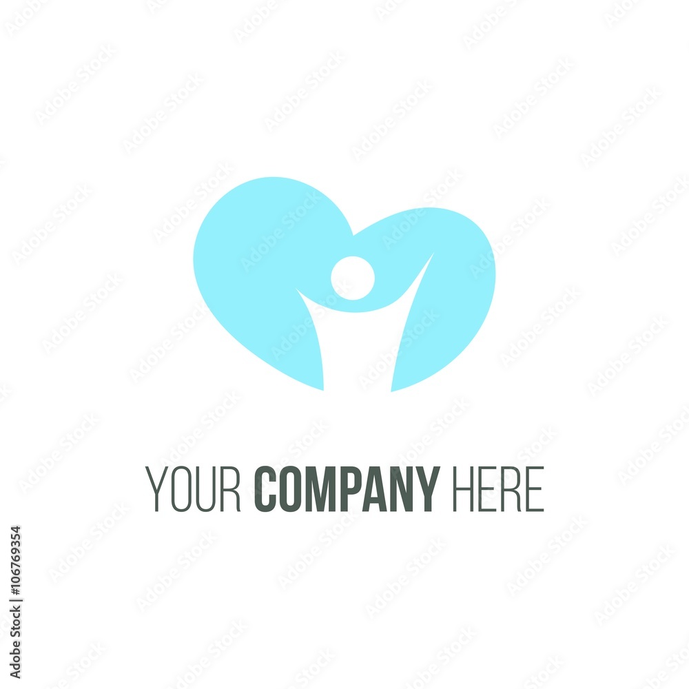 Charity Care Give Giving Help Vector Icon Logo Charity Care Give Giving Help Vector Icon Logo