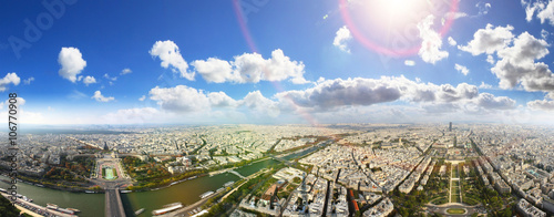 View of Paris from the Eiffel Tower