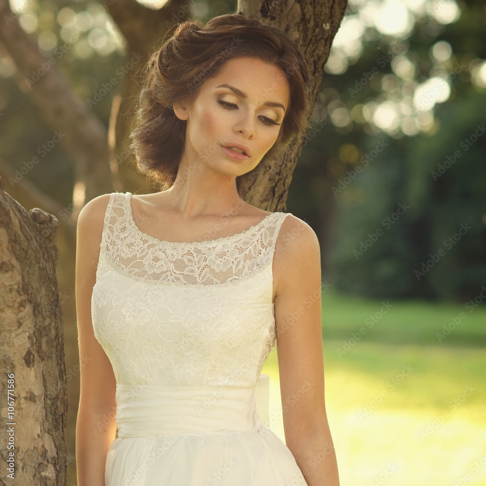 Naklejka premium beautiful bride