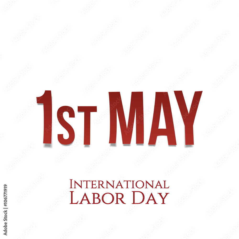 International Labor Day May 1st Poster Template International Labor Day May 1st Poster Template