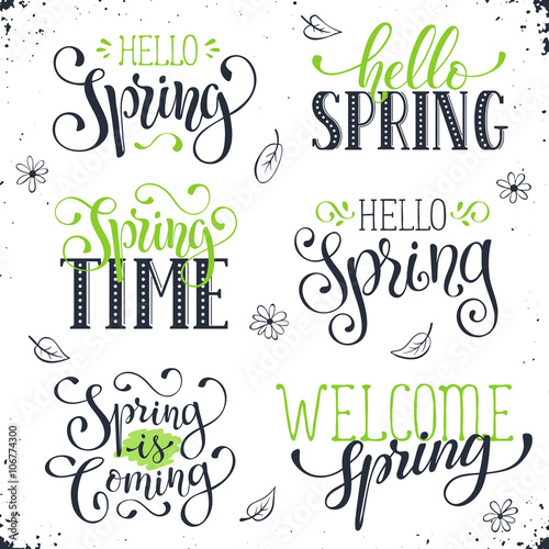 Spring time wording