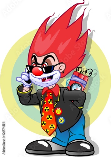 evil clown terrorist