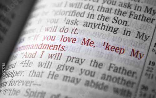 Photos If you love Me, keep My commandments