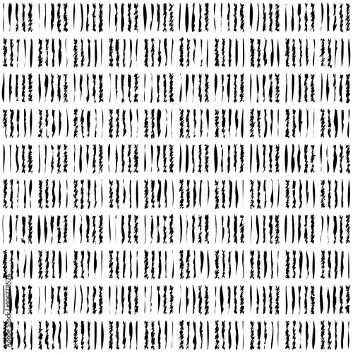 Seamless black and white vector background with abstract geometric shapes. Print. Cloth design, wallpaper.