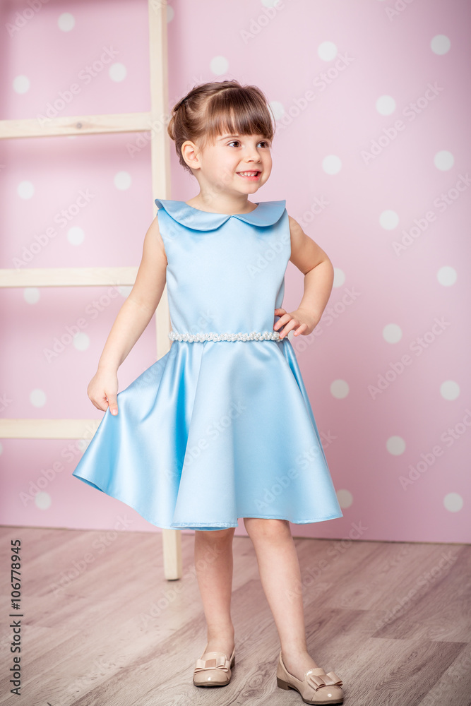  little girl in princess dress