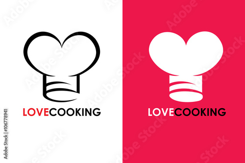 Love Cooking Logo,vector Logo template
