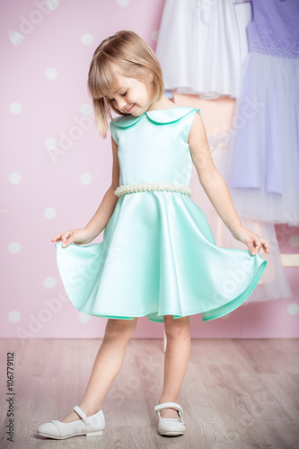  little girl in princess dress © producer