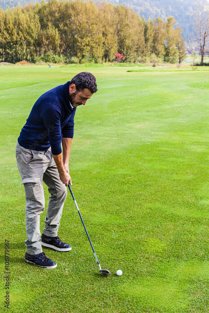Fototapeta premium Beautiful golf day