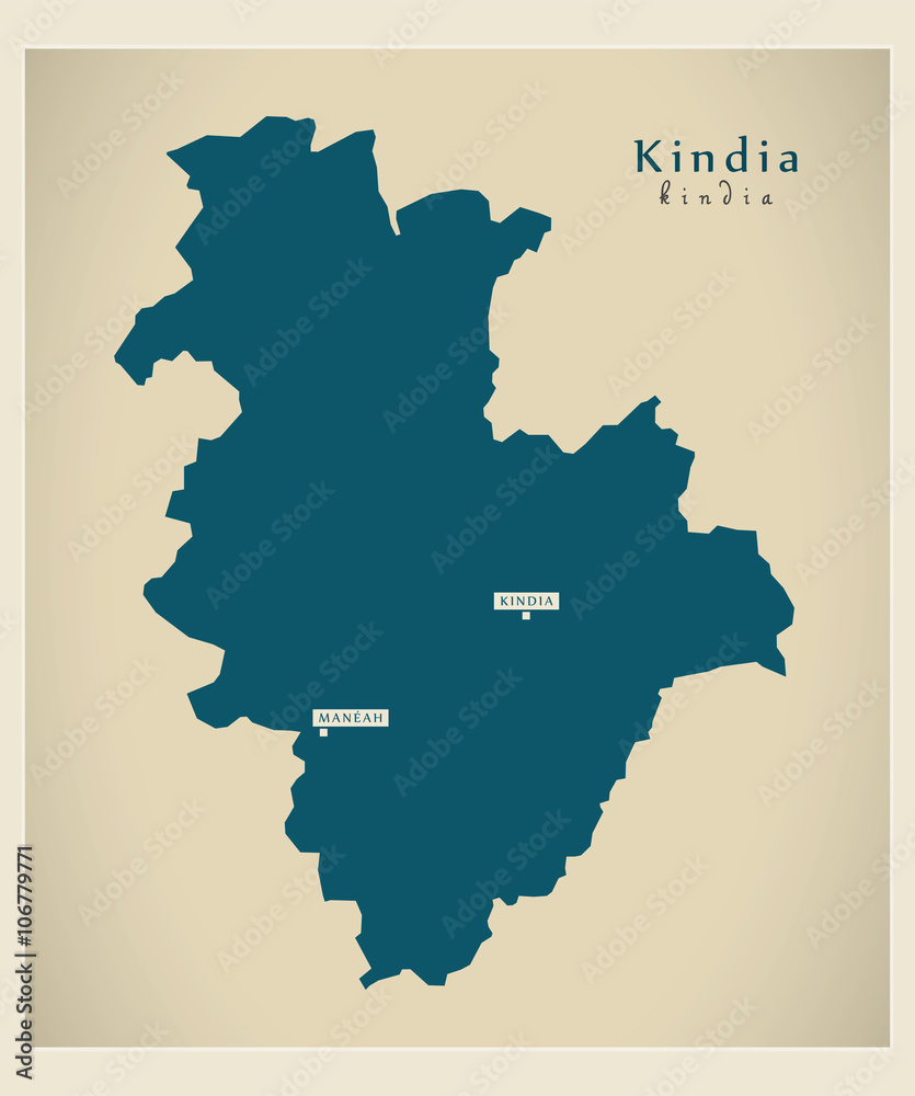 Modern Map - Kindia GN Modern Map - Kindia GN