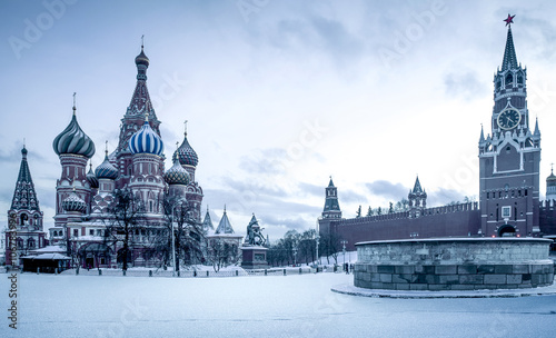 Saint Basil's Cathedral on Red Square in Moscow