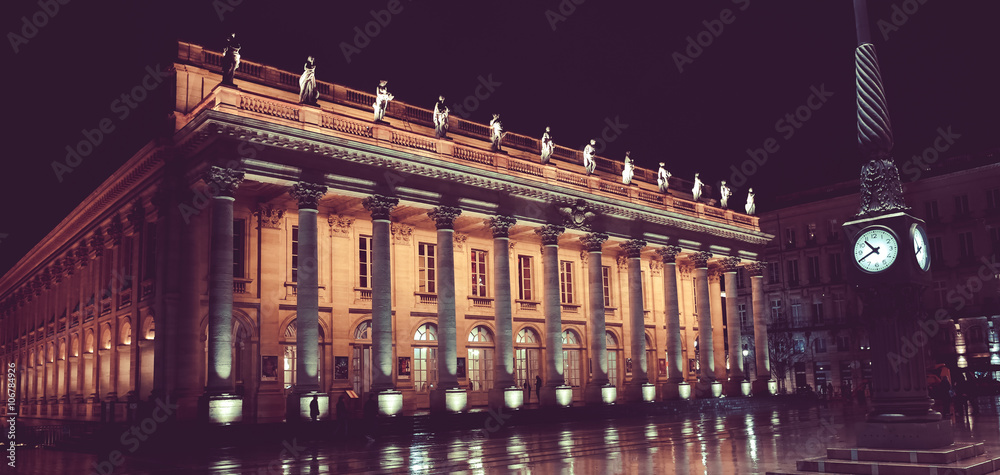 Bordeaux grand theater, Gironde, France