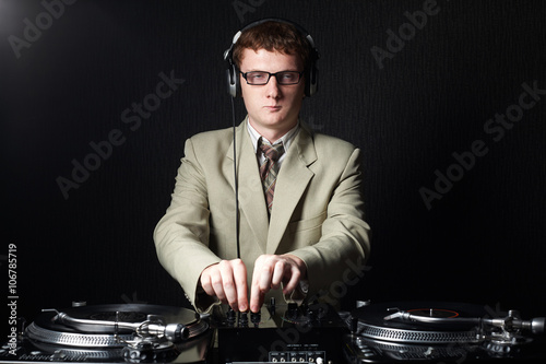 funny red haired DJ
