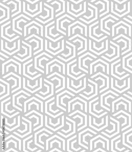 Vector seamless texture. Modern abstract background. Repeating pattern of hexagons.