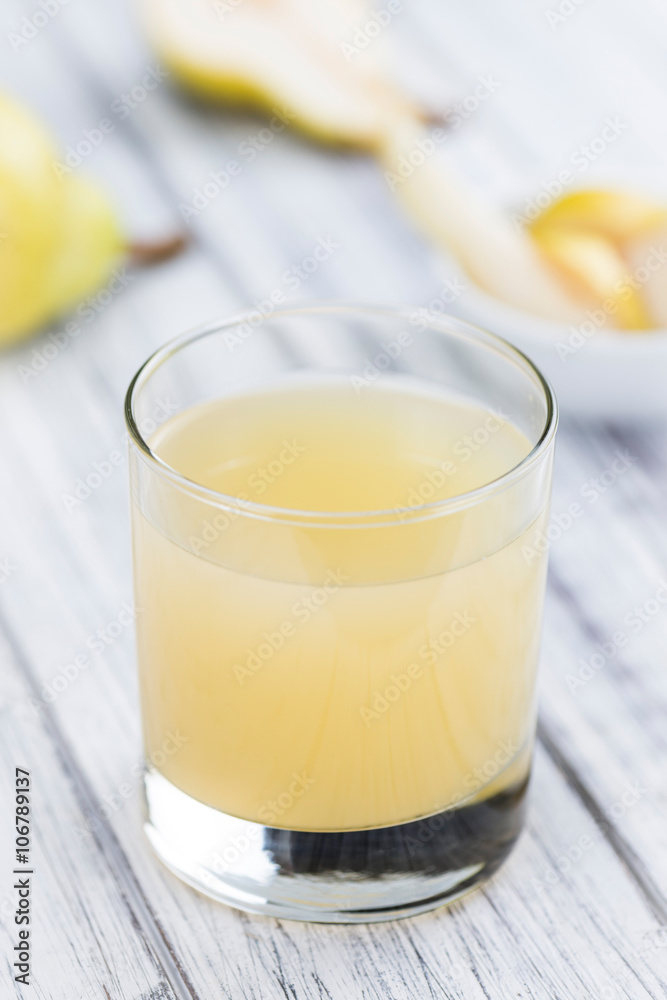 Glass of Pear Juice Glass of Pear Juice