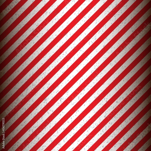 Abstract geometric diagonal striped pattern with red and white stripes