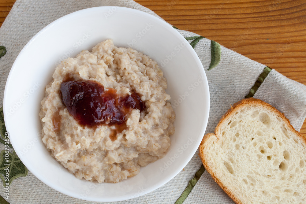 bowl of oatmeal bowl of oatmeal