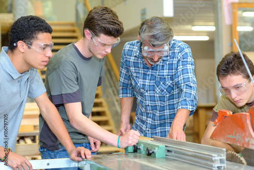 students in the workshop