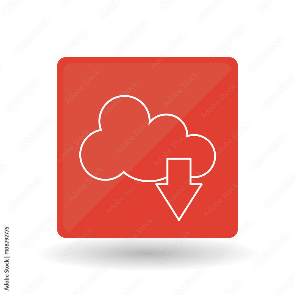 cloud computing icon design, vector illustration cloud computing icon design, vector illustration
