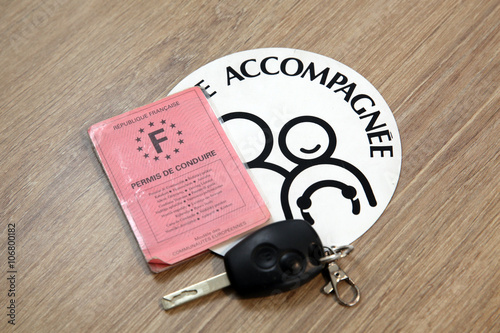 Canvastavla conduite accompagnée