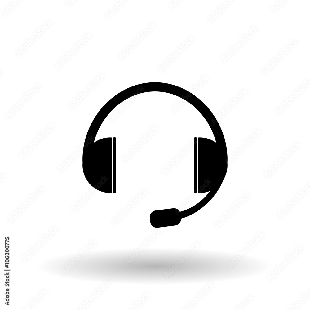 headphones icon design, vector illustration headphones icon design, vector illustration