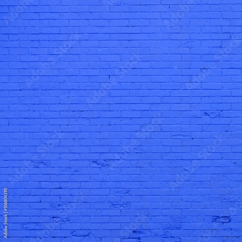 blue brick wall texture