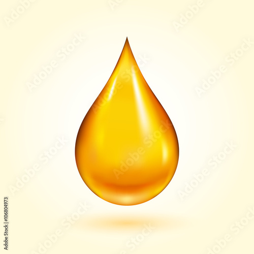 Golden Oil Drop