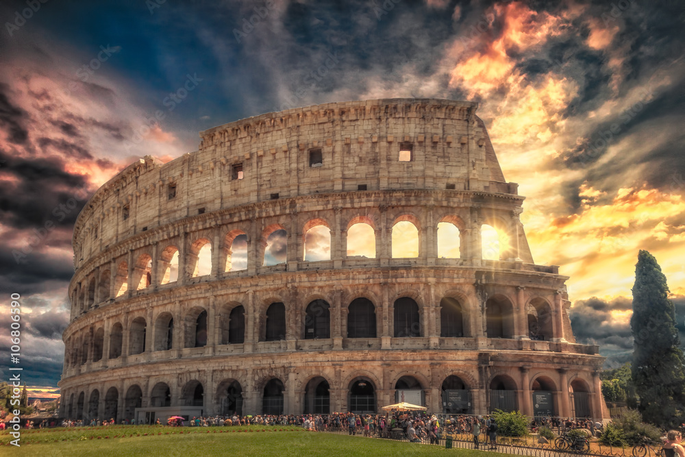 The Colosseum, A gladiators dream. The wonderful and breath taking Colossuem, one of the most famous buildings in the world.