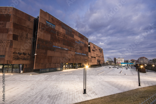 Obraz na płótnie European Solidarity Centre in Gdansk w salonie
