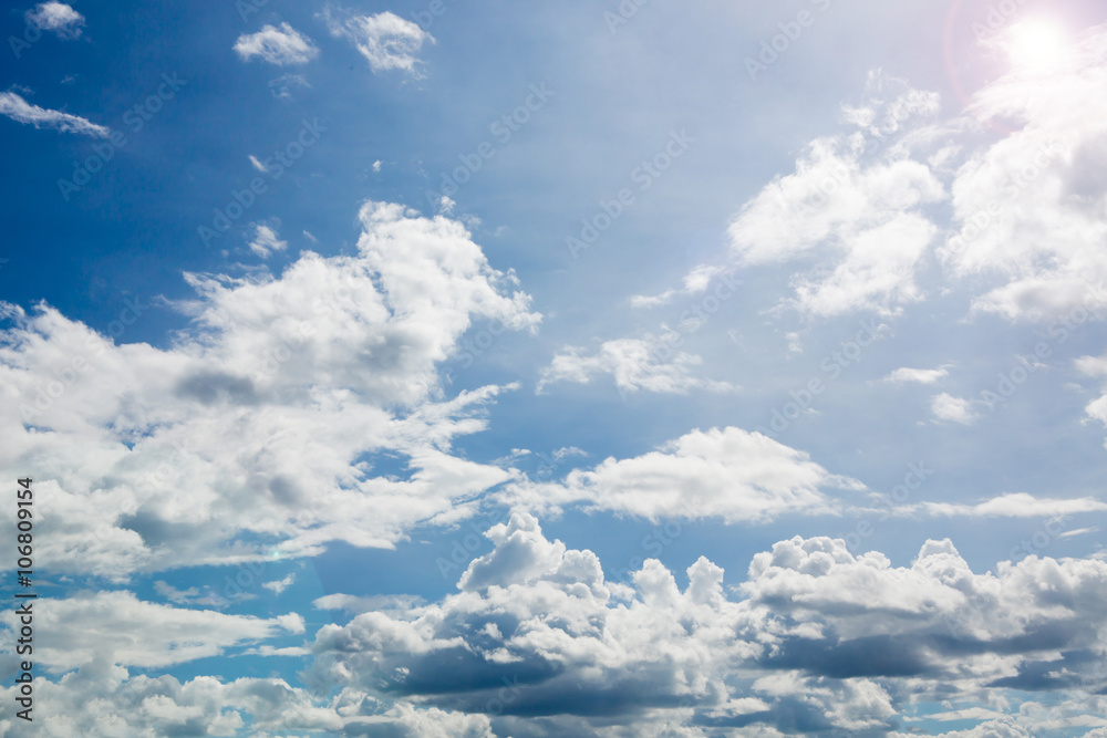 Fototapeta premium clouds in the blue sky