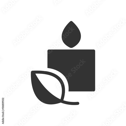Bold Icon herbal with candles icon