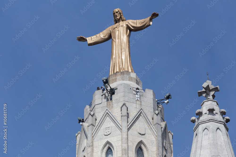 sagart chor church on the tibidabo mountain barcelona spain sagart chor church on the tibidabo mountain barcelona spain