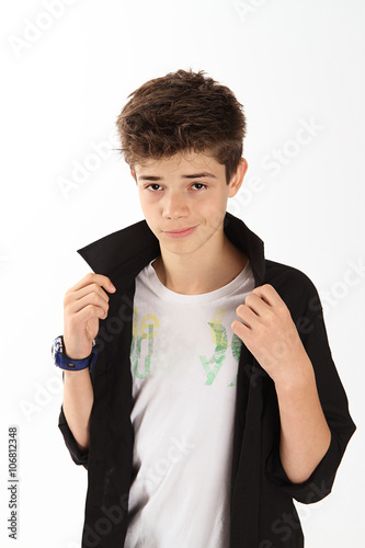 Young man attitude