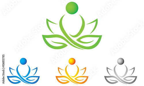 yoga logo design