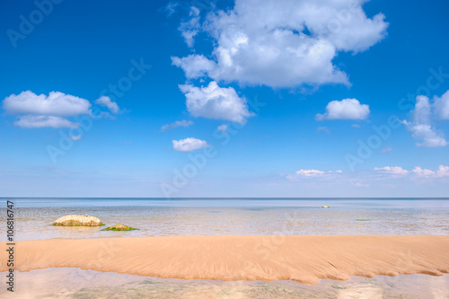 Ocean and blue sky