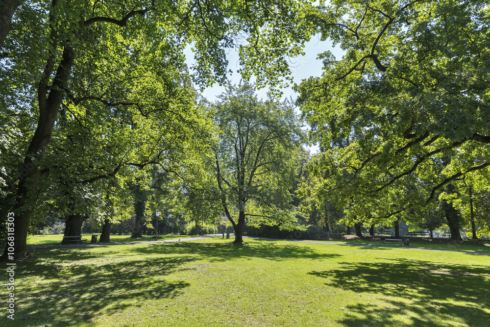 Stadt park in Graz, Austria