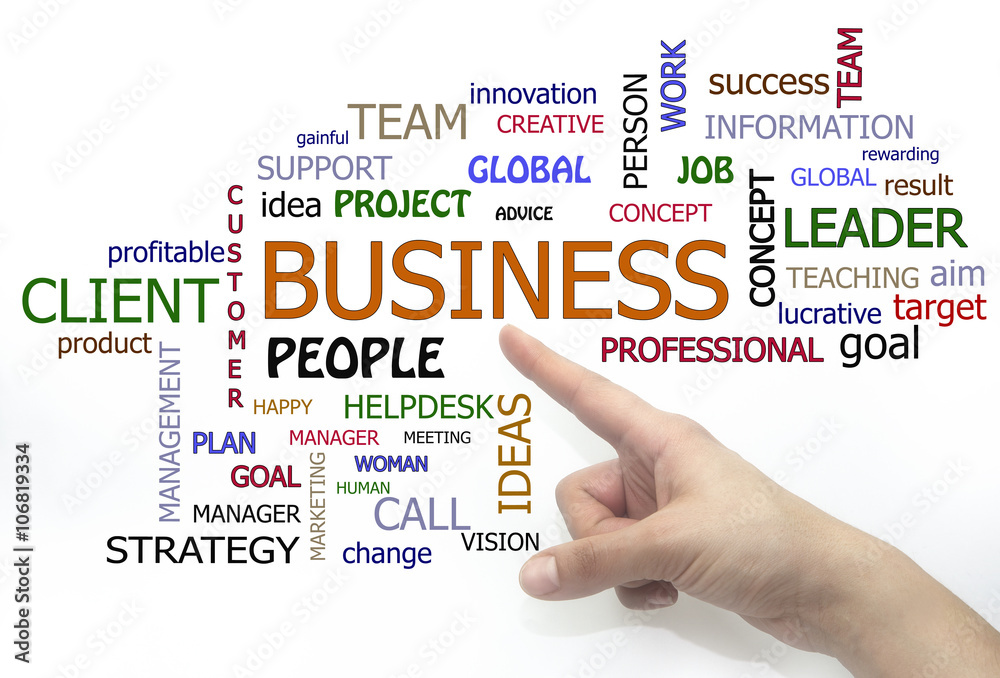 Client and business word cloud. hand writing isolated Client and business word cloud. hand writing isolated