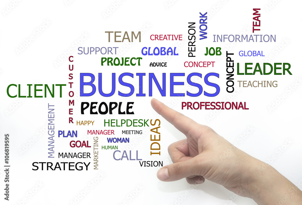 Client and business word cloud. hand writing isolated Client and business word cloud. hand writing isolated
