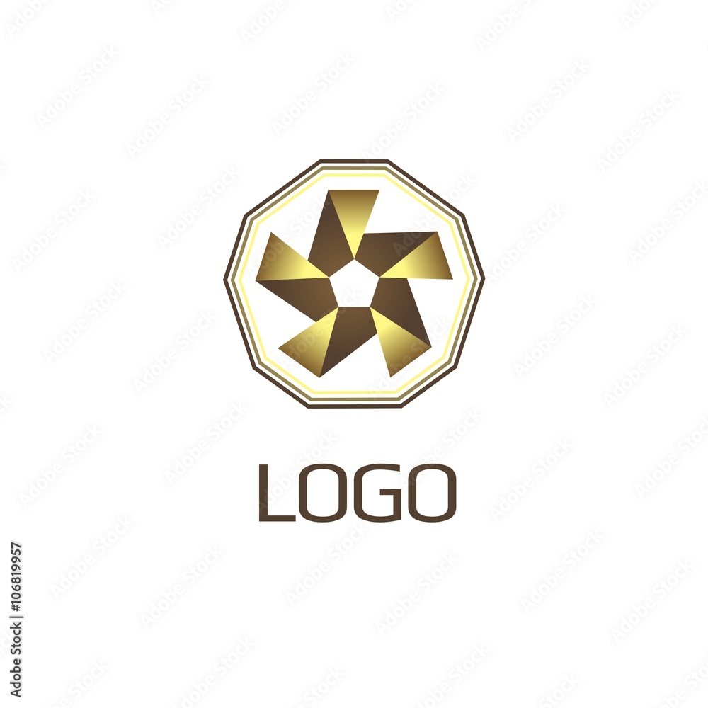 Vector of sign polyhedron / geometrical shape. Business icon for the company. Logo for Business / Finance / Food /Packaging. Other companies. Vector illustration. Vector of sign polyhedron / geometrical shape. Business icon for the company. Logo for Business / Finance / Food /Packaging. Other companies. Vector illustration.