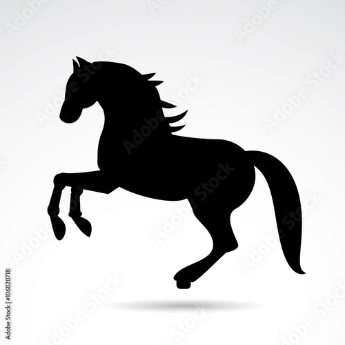 Horse vector icon.