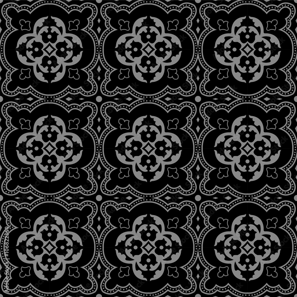 Elegant dark antique background image of round curve dot line flower Elegant dark antique background image of round curve dot line flower