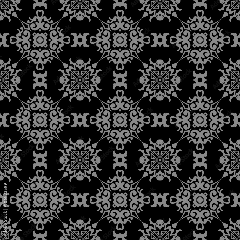 Elegant dark antique background image of spiral cross kaleidoscope Elegant dark antique background image of spiral cross kaleidoscope