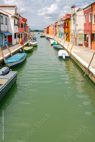 The island of Burano. Italy. © pillerss