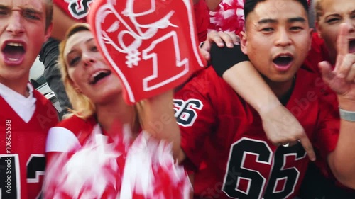 Tailgate: Group Of Crazed Fans Led By Guy With Foam Finger