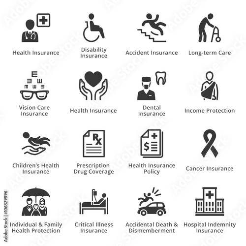 Health Insurance Icons