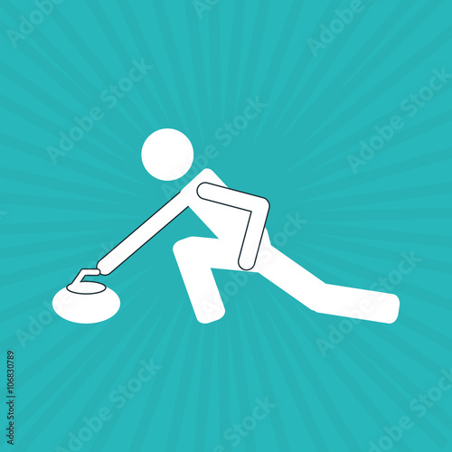 hockey sport design, vector illustration