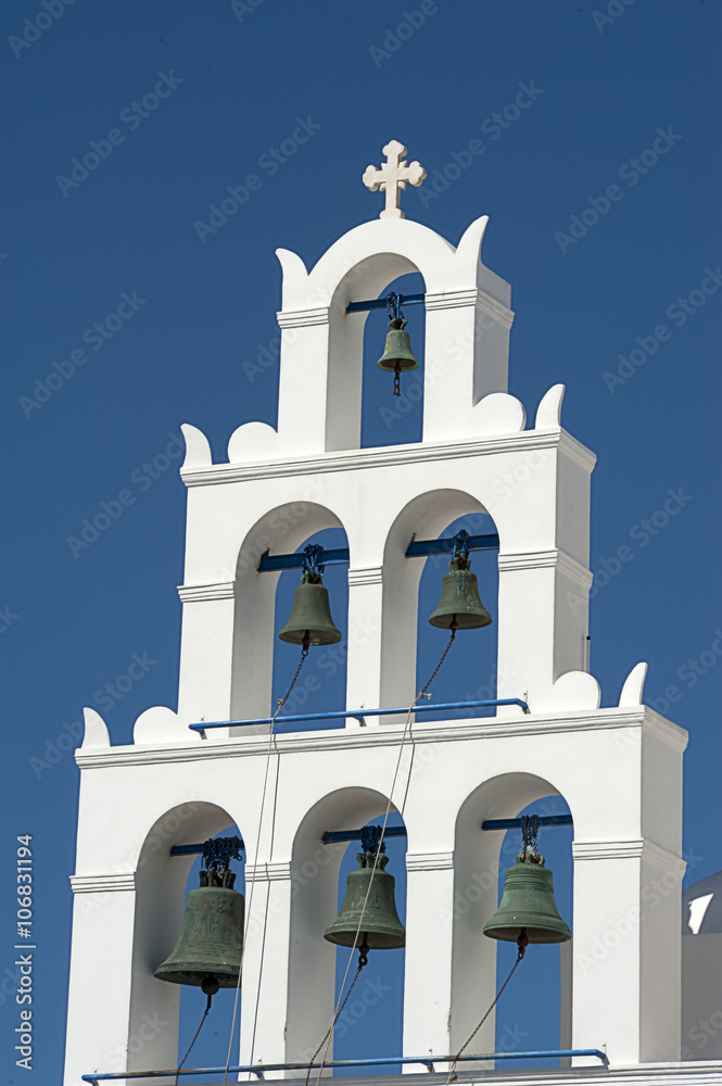 Church in Oia village, Santorini island