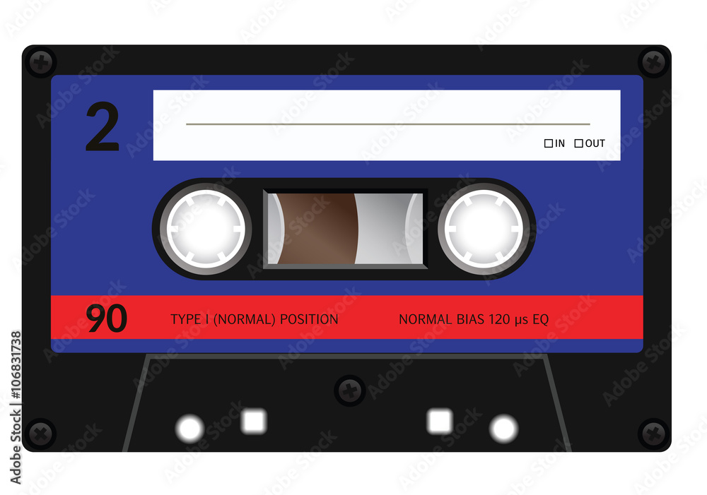 Fototapeta premium Vintage cassette tape