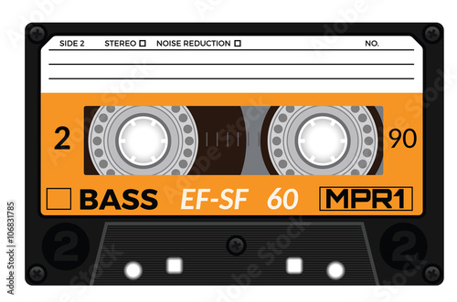 Vintage cassette tape