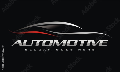 Car Line Logo Vector